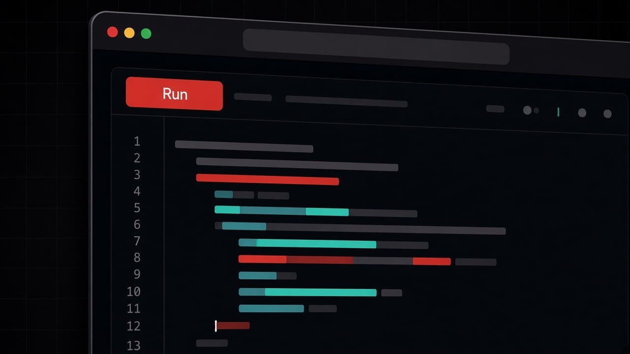 Code cell with a result and a note that the run stayed in the sandbox.